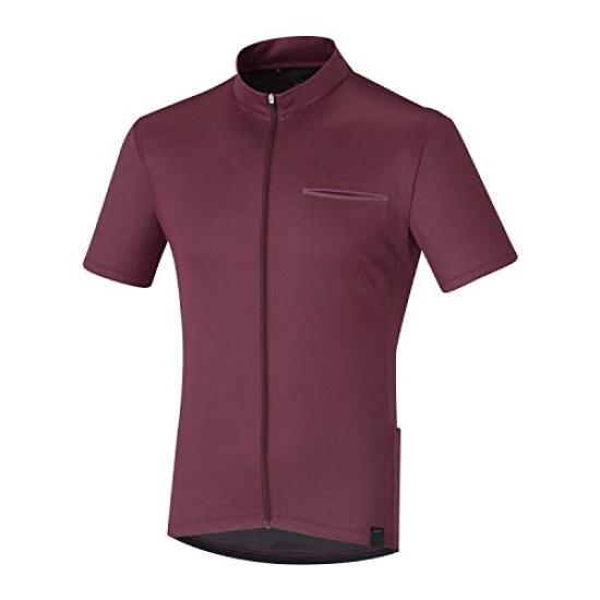 

SHIMANO Transit Pavement Jersey ECWJSCSSS41MP0805 L Zinfandel/Wool