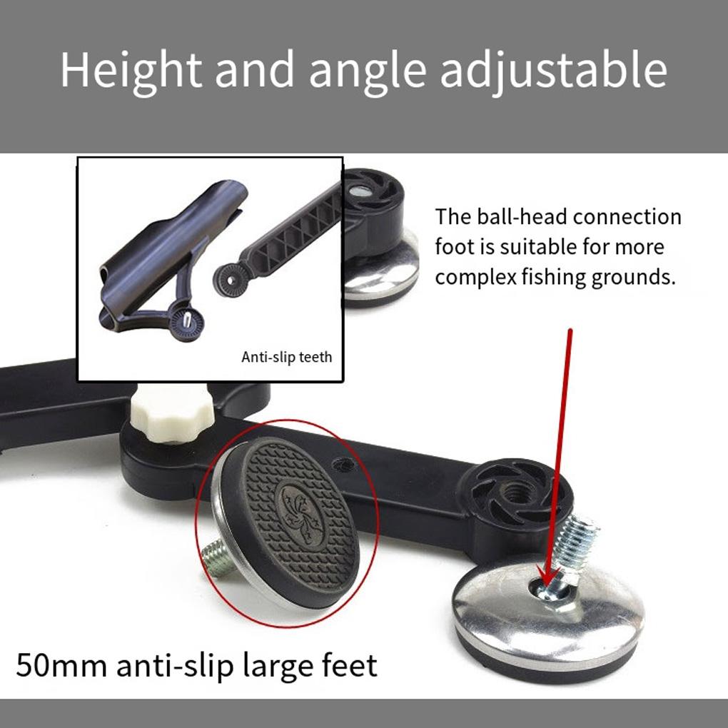 Automatic Alarm Ice Fishing Rod Stand Foldable Tripod High Sensitivity Heavy-Duty Raft Fishing Support Ice Fishing Holder