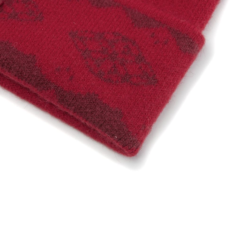 Li Ning X Palace Museum Collaboration Chinese Culture Series CNY Red Wool Sports Cap Fashion Embroidery Pattern Unisex Hats AMZW005-2