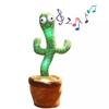 New Creative Swing Twisted Electric Funny Doll Chidlren Plush Musical Toys Dancing Cactus Dance Toy Kids 120 Songs Gifts  Well Made