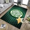 Celtic Football Club Crest Office Rug Chair Mat, Game Carpet, Suitable for Front Door, Bedroom, Living Room, Desk, Holiday Gift