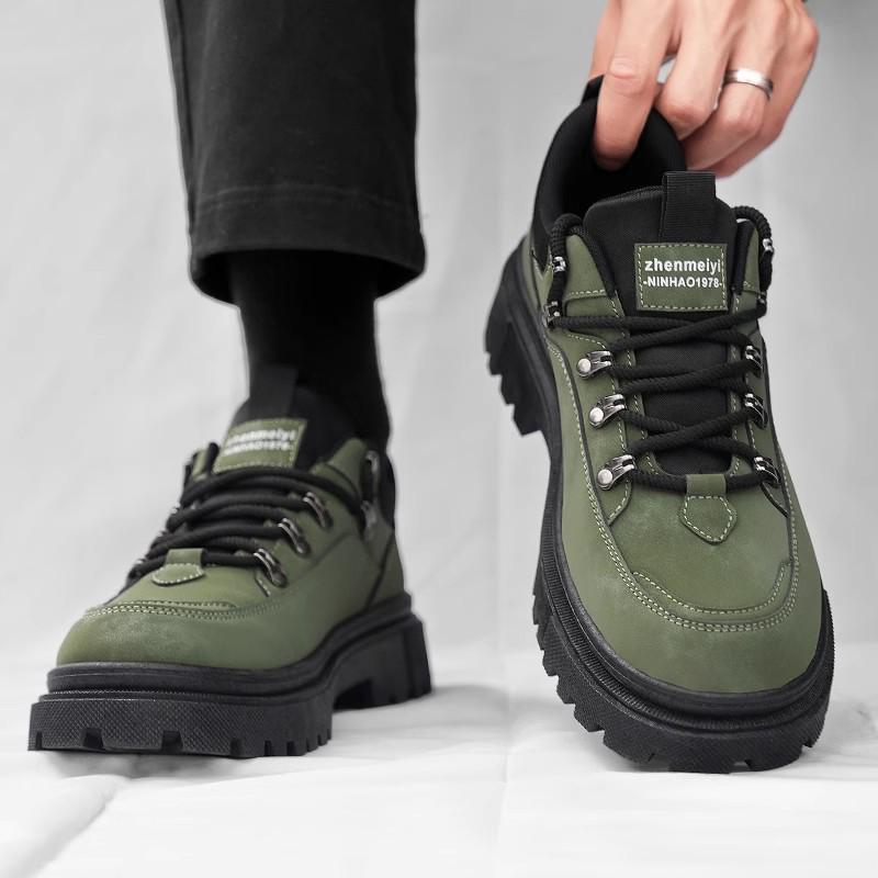 

Men s Autumn 2025 Black British Style Casual Workwear Martin Boots 39