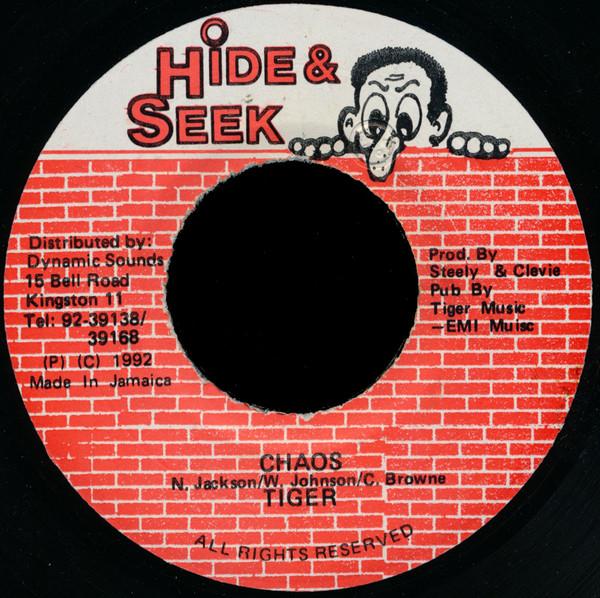 

7inch Record TIGER - Chaos NONE Hide & Seek 1992 Jamaica Reggae, Ska & Dub Used