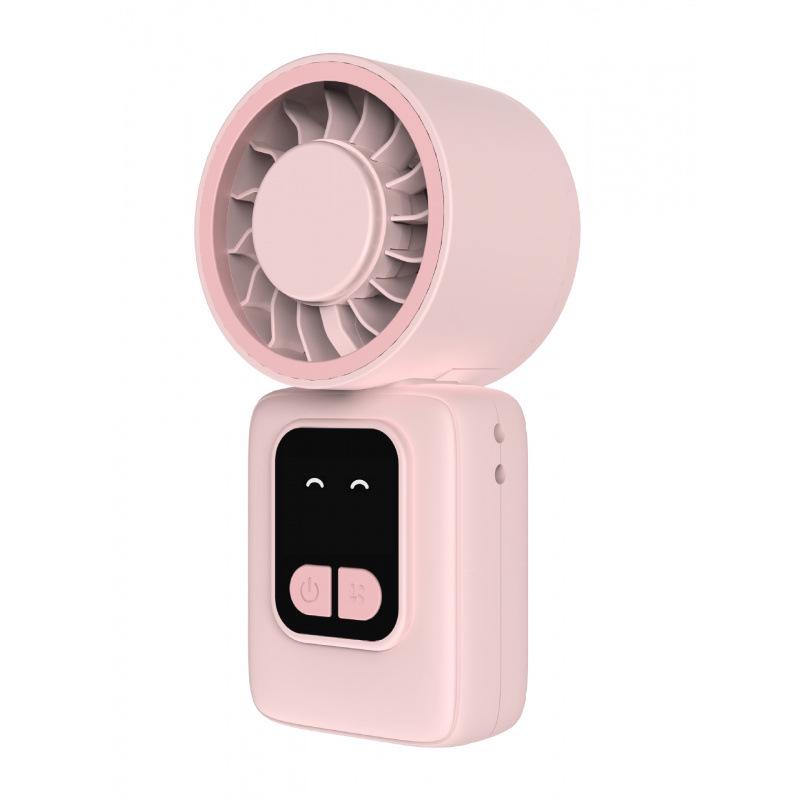 

Handheld USB Rechargeable Mini Fan with Digital Display & Ice Pack 53*38*109 mm