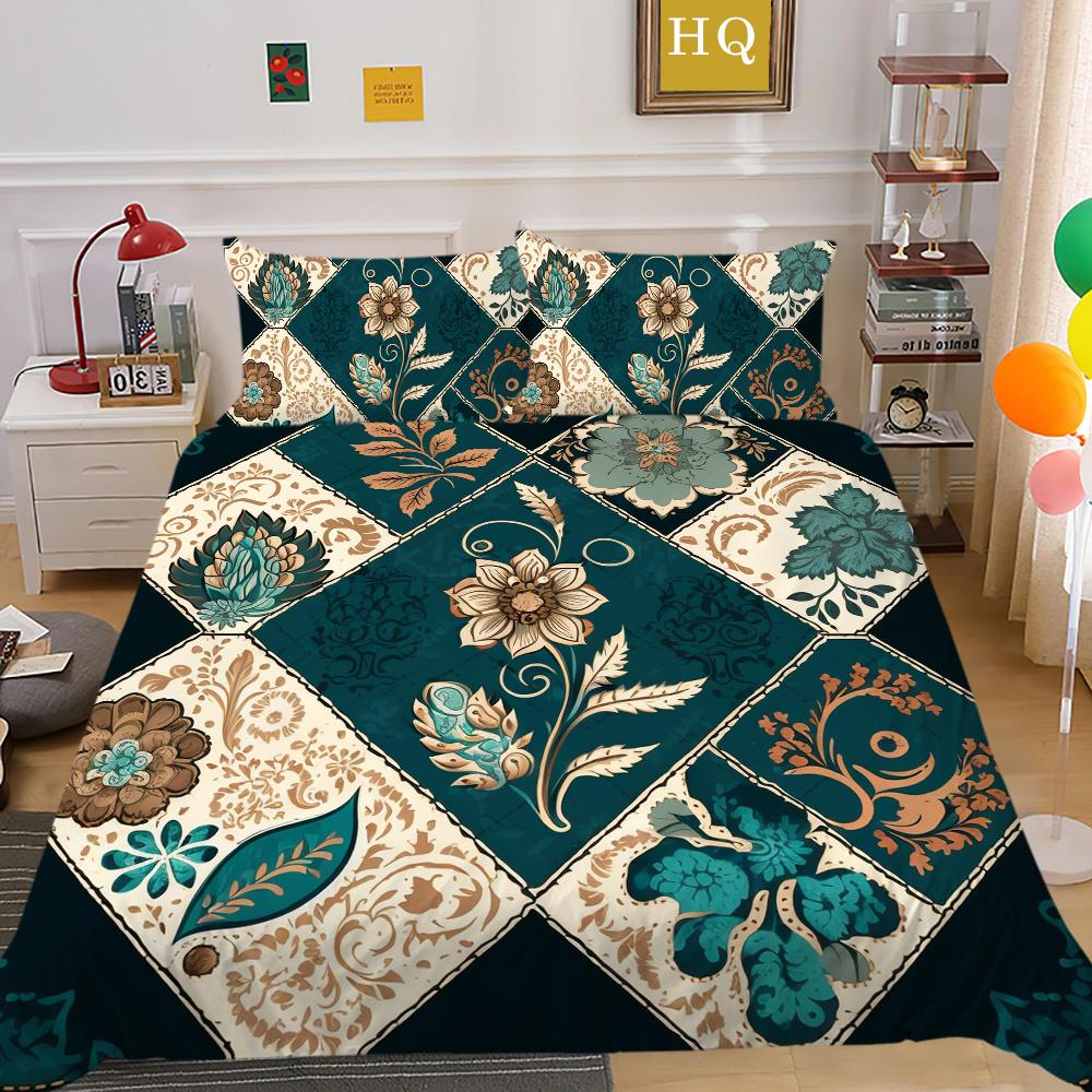 Casa Biancheria da letto 3D Stampa Paisley di alta qualità Donna Misura King Decorazione Camera da letto Set Copripiumino Copriletto