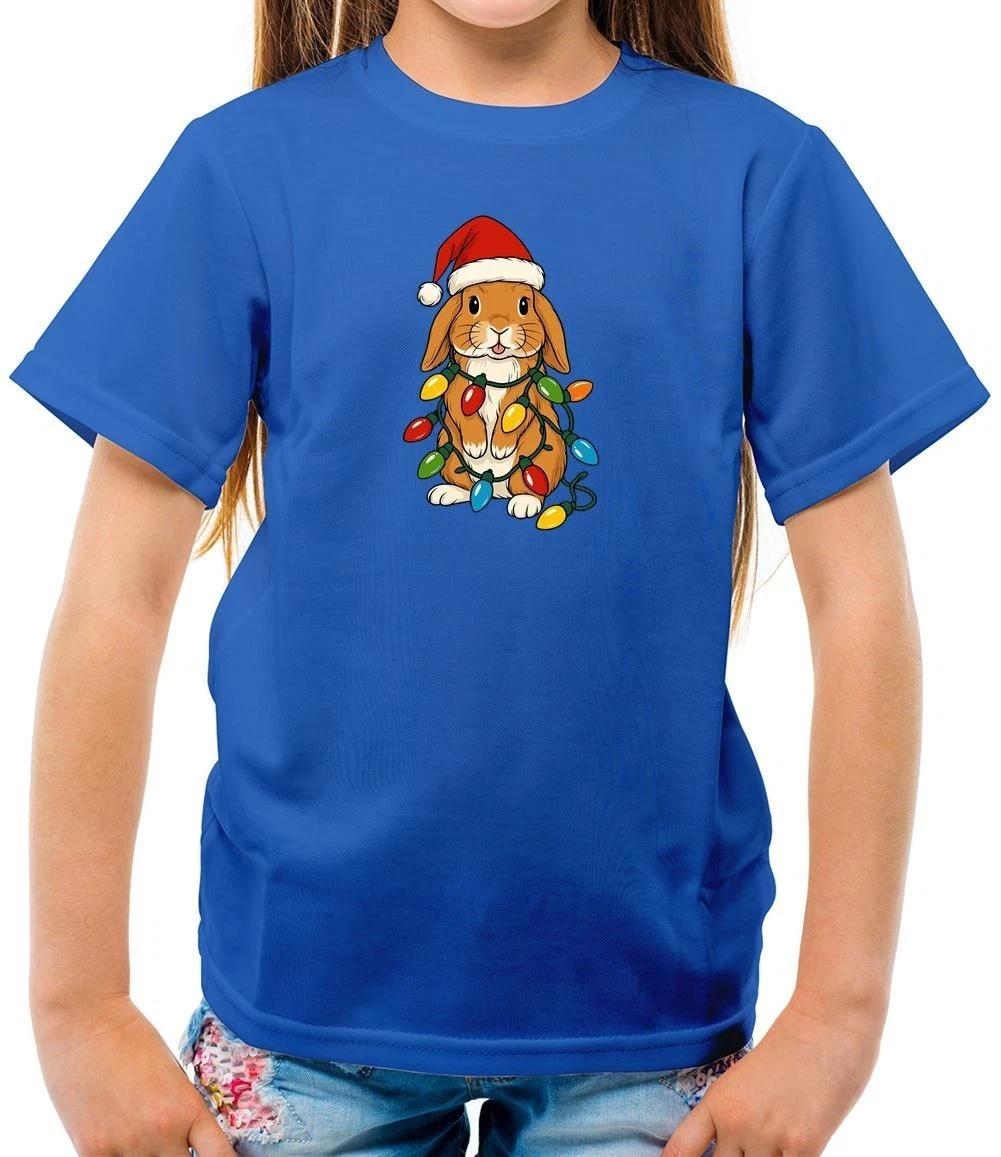 

Rabbit Christmas Lights - T-Shirt - Love Cute Funny Animals 100