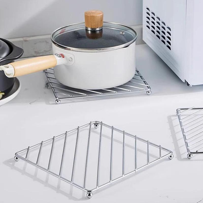 Household Square Placemat Pan Pot Mat Holder Stand  Placemats Cookware Mats Drink Coasters Kitchen Tools Placemat