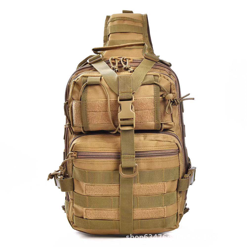 

Large Camouflage Saddle Bag: Oxford Cloth Tactical Crossbody for Photography, Cycling, Camping, and Outdoor Use 17 inch