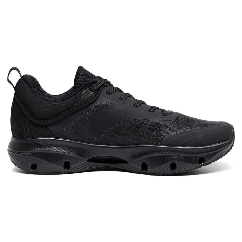Anta Comfortable Slip Resistant Low Top Running Shoes Men's Black 112327711-2