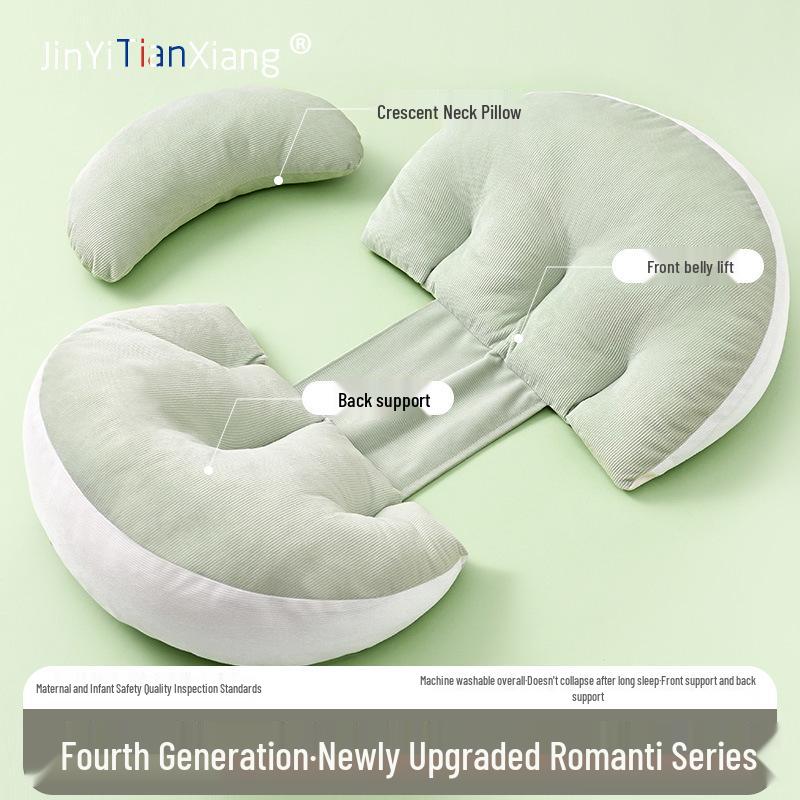 Maternity Support Pillow: Back, Belly, and Side Sleeper Comfort