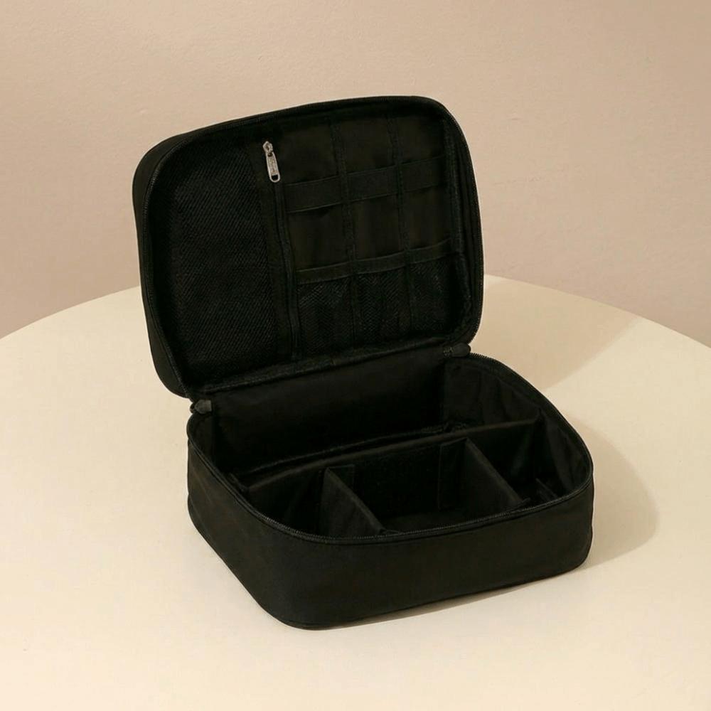 Double-Layer Waterproof Travel Bag Thickened Oxford Cloth Multifunctional Storage Bag  Vacation Single-layer Black