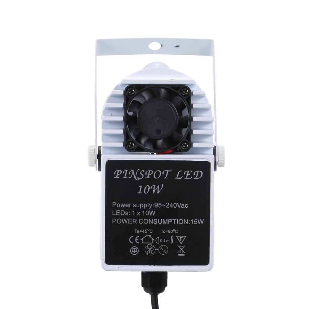 AC95-240V 15W RGB LED Mini Spot Lamp Stage Light Lighting Fixture with Remote Control Controller
