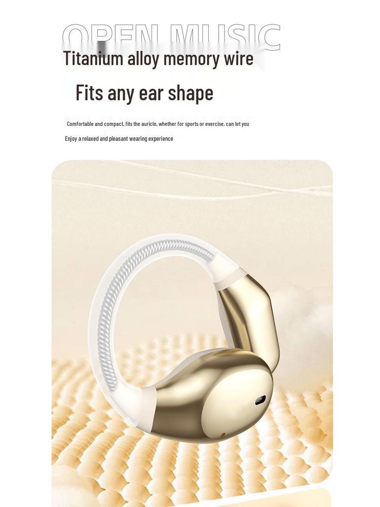 Multilingual AI Translation Bluetooth Earphones with Long Battery Life for Over-Ear Sports Use