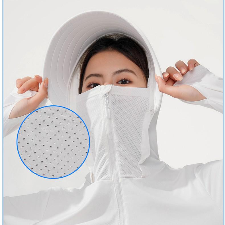 

Unisex Summer UV Protection Ice Silk Sun-Proof Clothing for Travel & Hiking XL