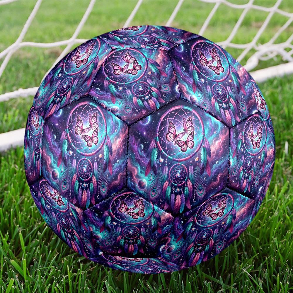 1pc Butterfly Dreamcatcher Size 5 Soccer Ball Professional Lightweight Durable Match Training Football Indoor &Outdoor Sports BallTraining Ball Y75
