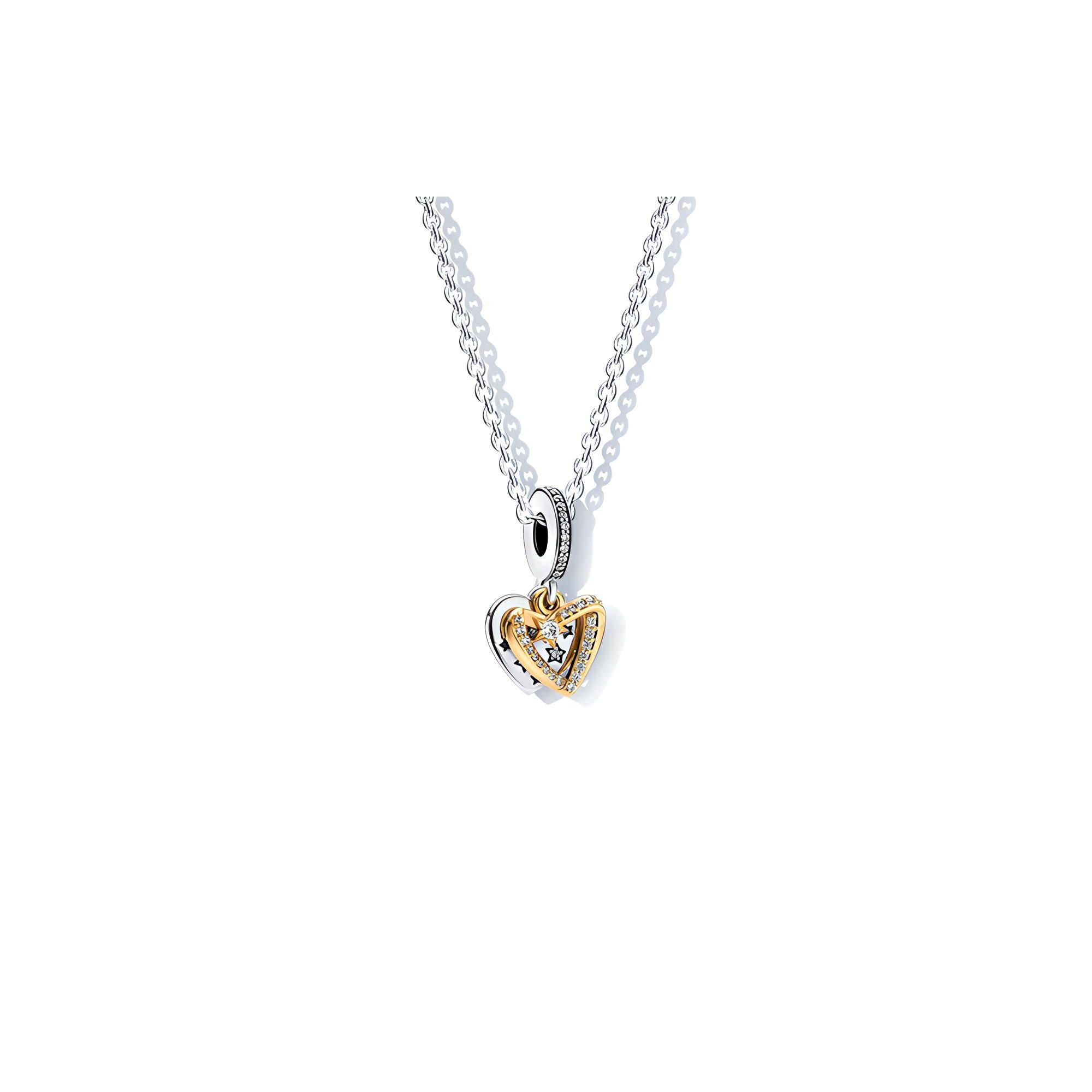 Pandora Hearts Bond Necklace Set Women necklaces Gold ZT2420 Gold,45