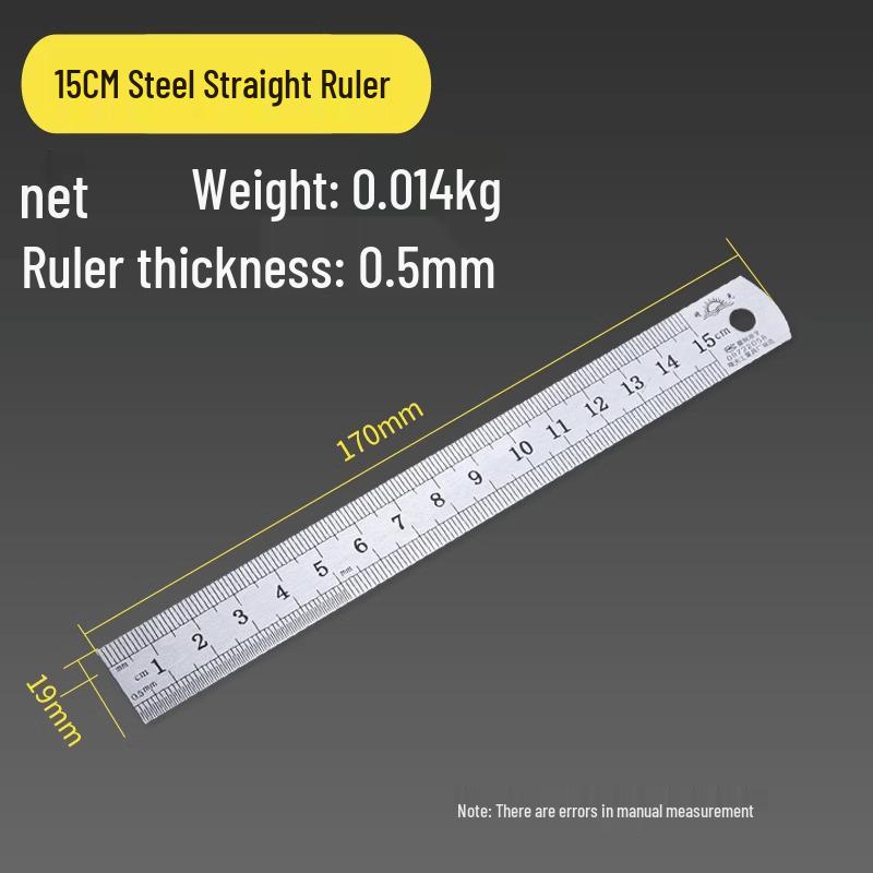 Multi-functional 90° Right Angle Stainless Steel Woodworking Ruler, 45° Industrial Grade Measuring Tool
