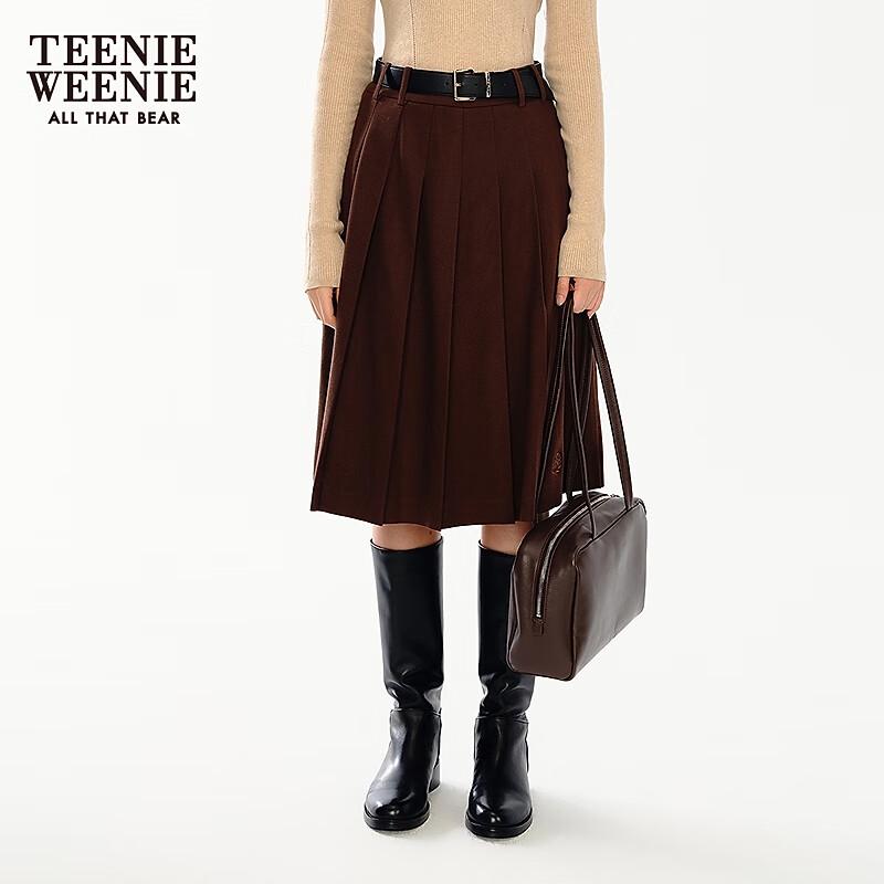 Teenie Weenie Women s Plaid Pleated Skirt L