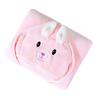 Baby Children Bath Towels Newborn Quilt Bag Towel Bag Quilt Coral Fleece Wrap Towel Embroidered Blanket Animal Eye Closed Hooded Cape