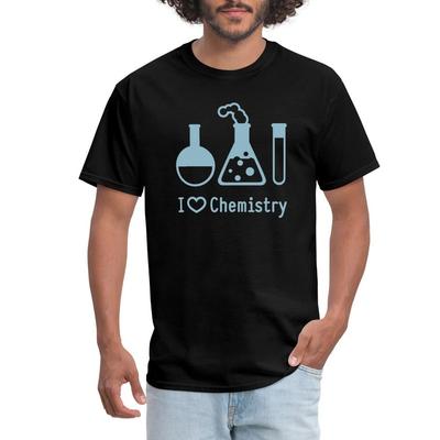 Science I Love Chemistry Slogan Men's T-Shirt