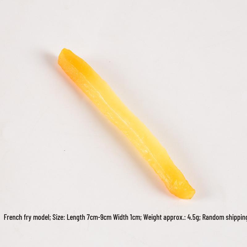 Simulated Wavy Wolf Tooth Fries PVC Food Model - Photography & Decor Prop