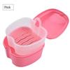 10Pcs Dental Denture Box Retainer Braces Storage Box Invisible Teeth Denture Cleaning Tooth Storage Portable Belt Case
