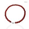 2024 High-End Natural Red Agate Clavicle Choker Necklace for Women: New Chinese National Style Accessory