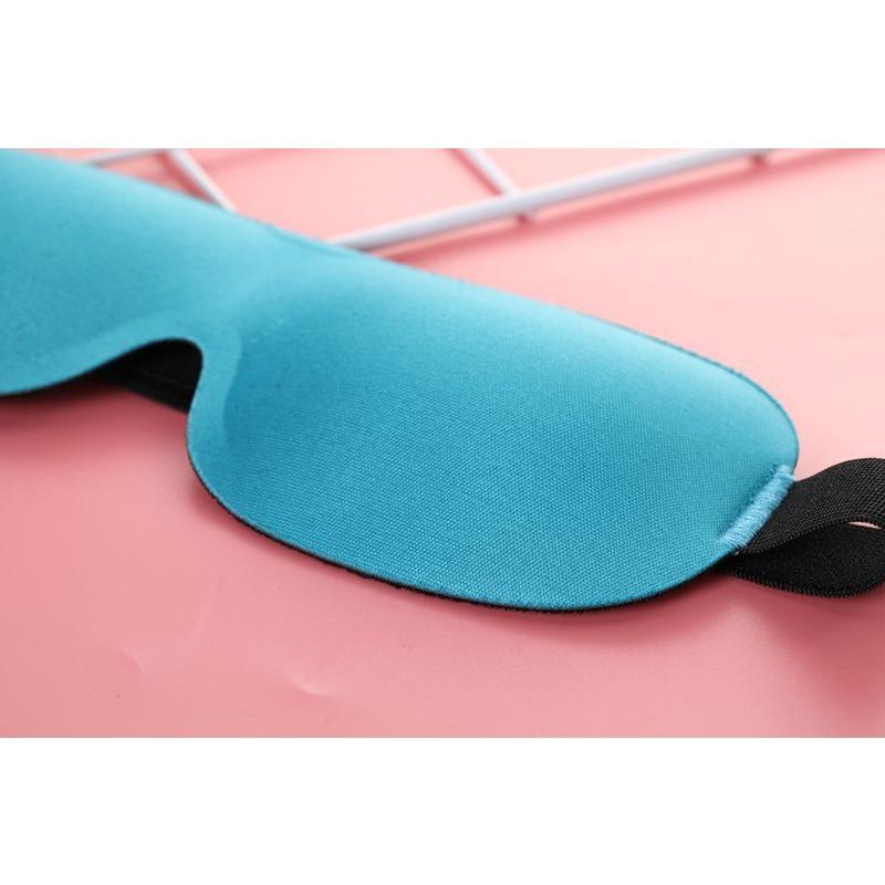 3D oční maska ​​s pomalým odrazem bez nosních modelů pro zmírnění únavy očí Prodyšná uklidňující péče o oči pro muže a ženy, oční masky na spaní pro dospělé