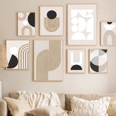 Minimalistische abstrakte Linie Wandkunst Moderne Wandplakate und Drucke für Wohnzimmerdekoration Bild Innenleinwandmalerei