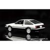 PLATZ/MONO 1/32 Scale Automobile Kit Toyota Sprinter Trueno AE86 High-Tech Two-Tone (White & Black) Pre-Colored Plastic Model Kit MN01 (Car)