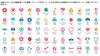 Pilot Frixion Cat of Stamp, Design, Pink, SPF-12-44P (Set 5)