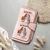 Cute Farm Animal Print Wallet For Women Casual Portable Long Purse With Card Slots