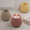 Artistic Silicone Planter Creating Mold DIY Concrete Faceted Pots Candle Holder Mold for Home Decors Enthusiasts