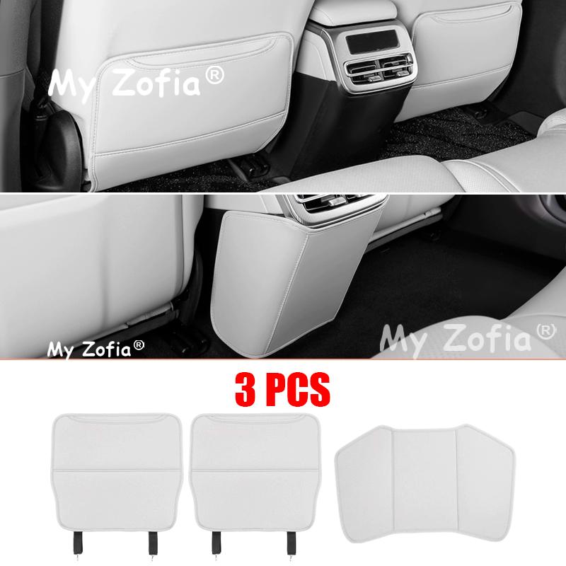 For BYD Han L 2025 2026 Car Rear Seat Cushion Seat Anti Kick Pad Interior Decoration Modification Wear-resistant Accessories