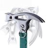 1Pcs Wrench Pry Bar Nail Lifting Multifunctional Sheep Horn Connected Hammer Woodworking Hammer Folding Sheep Horn Hammer