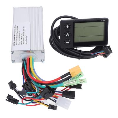 Electric Brushless Controller Kit 36V 48V 60V 450W 500W Sine Wave Aluminum Alloy Electric Controller with S866 LCD