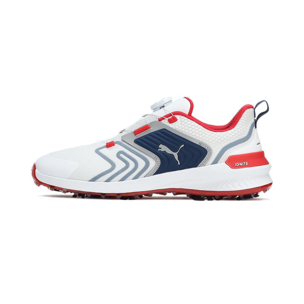 Golf Shoes Ignite Innovate Puma Red Cm [PUMA] [PUMA GOLF] Disc/379209 Men's White/Persian Blue/Strong 26.0