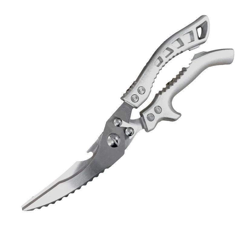 Heavy Duty Kitchen Shears, Stainless Steel Chicken Bone Scissors, Multifunctional Meat Fruit Vegetable Food Cutting Shears