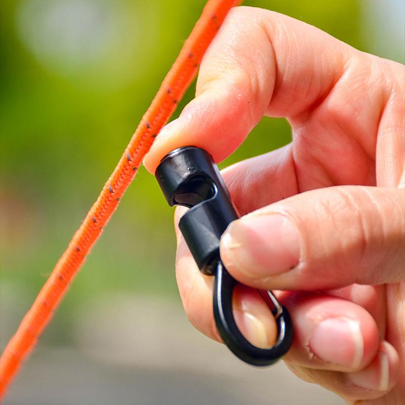Kempingové vybavení Odolná hliníková slitina Stan Větruodolné Lano Věšák Pro Venkovní Kempování Cestovní Súprava Přežití Spony