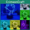 Adventure Jake Time The Dog Bend Over Figure 3d Night Light Acrylic Panel Base