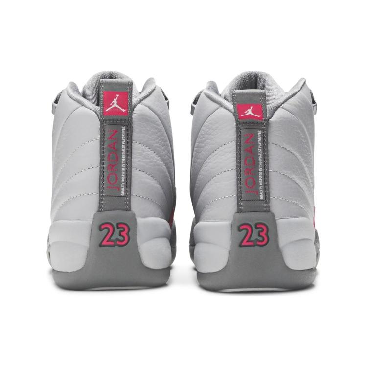 Jordan 12 Retro Wolf Grey Vivid Pink GS 510815-029