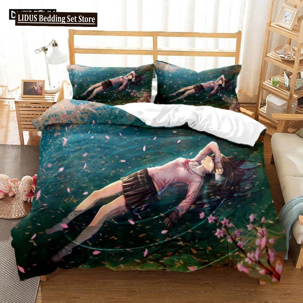 Fashionable Cartoon Printed Bedding Set Soft And Comfortable Customizable Comforter Bedding Sets Fashion Gift For Friends
