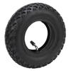 200X50 Tire and Inner Tube with TR87 Bent Valve Stem Rubber Anti Slip Impact Proof Replacement for Razor E100 E150 E200