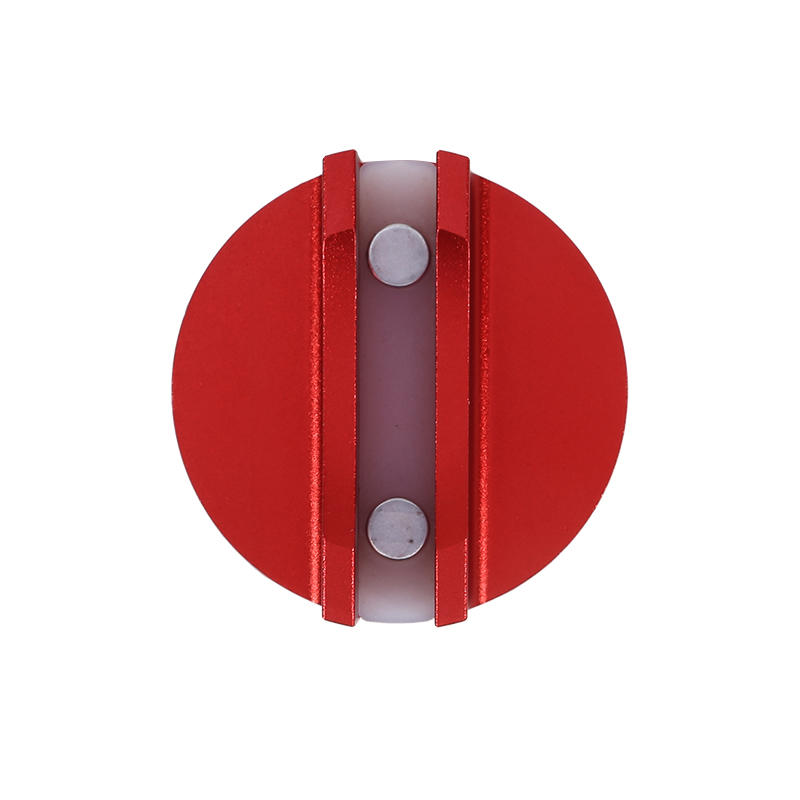 

Magnetic Pinch Weld Jack Pad Frame Guide Rail Adapter Magnetic Jack Pad Adapter Aluminum Slotted Jack Puck Pinch Weld Frame Rail червоний