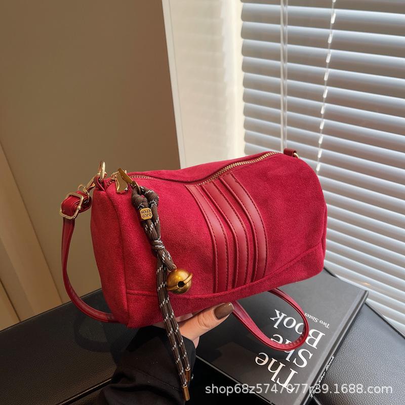 High Sense Women's Spring New Shoulder Bag Casual Fashion Messenger Mobile Phone Bag Retro Versatile Women's Armpit Bag