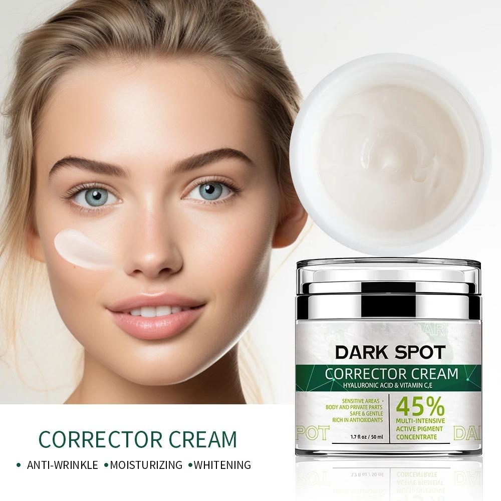 Gesichtspflege, aufhellende Sommersprossencreme, entfernt Melasma, dunkle Flecken, Melanin, Anti-Aging, Aufhellung, Schrumpfung der Poren, feuchtigkeitsspendend
