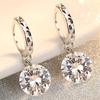 1CT Moissanite Long Drop Earrings For Women 925 Silver Brilliant Lab Diamond Brides Bridesmaid Dangling Earrings