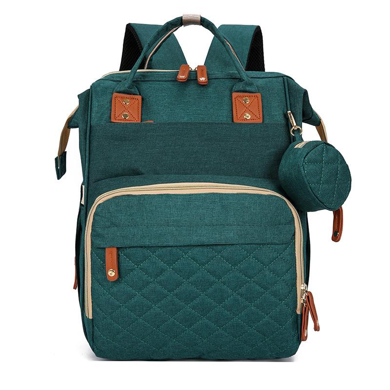 Schoolbag Textured Oxford Cloth Large Capacity Maternal and Infant Bag New Waterproof and Wear-resistant Multifunctional Travel Backpack Mommy Bag