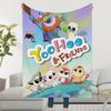 Cartoon Y-YooHooS And F-Friends Blanket Soft Warm Furry Throw Super Kids Toys Bed Sofa Car Cradle