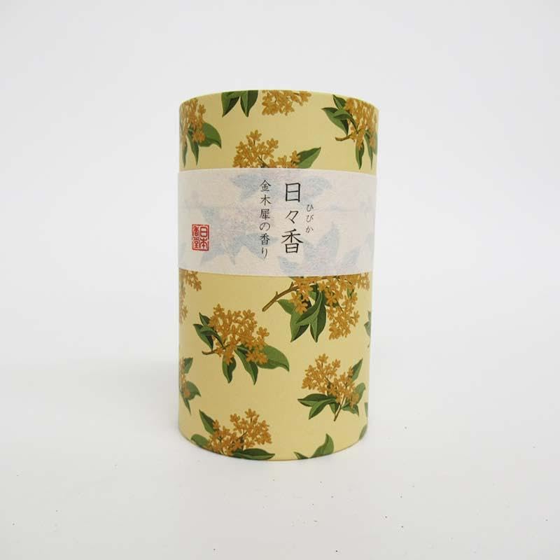 

Cylindrical incense sticks, Hibika, Osmanthus scent